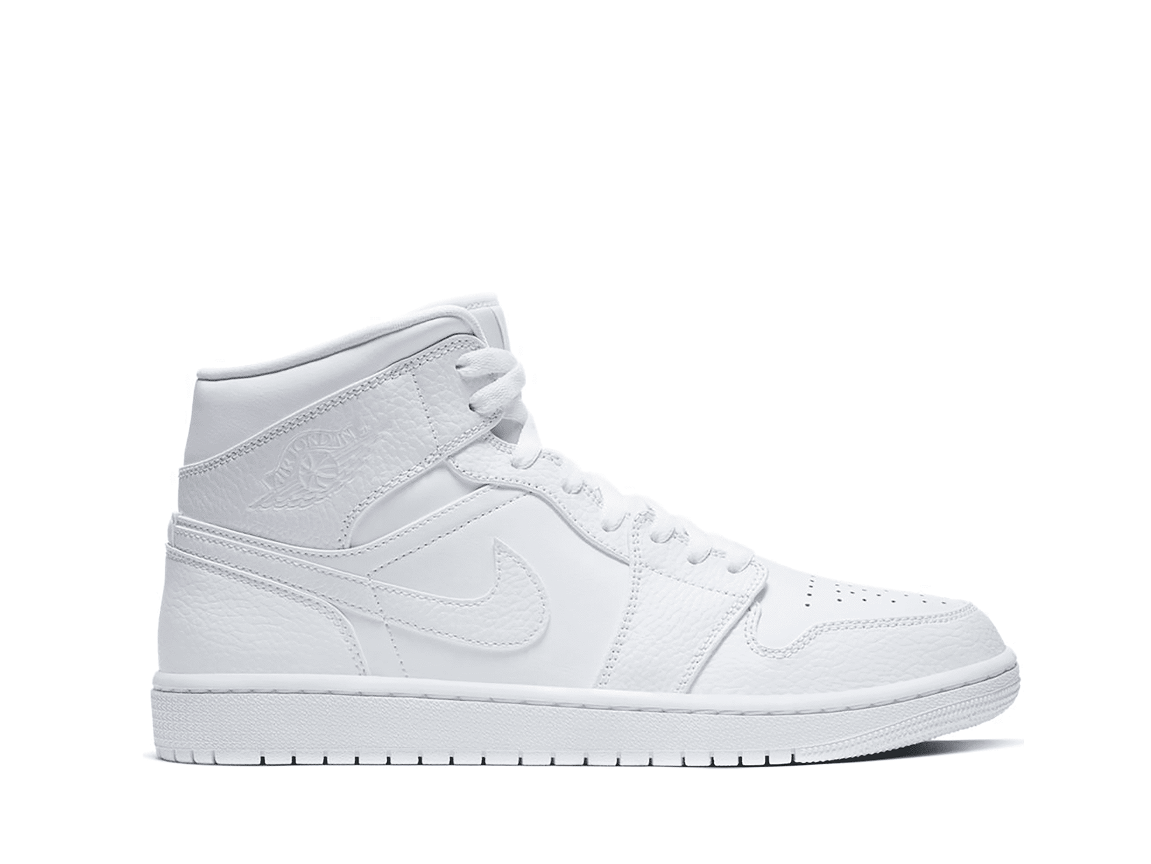 Double Boxed  179.99 Nike Air Jordan 1 Mid Triple White Double Boxed