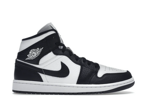 Double Boxed  249.99 Nike Air Jordan 1 Mid Homage Split Black White (W) Double Boxed