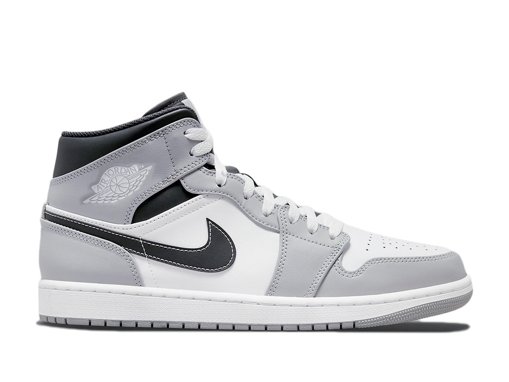 Double Boxed General 299.99 Nike Air Jordan 1 Mid Light Smoke Grey Anthracite Double Boxed