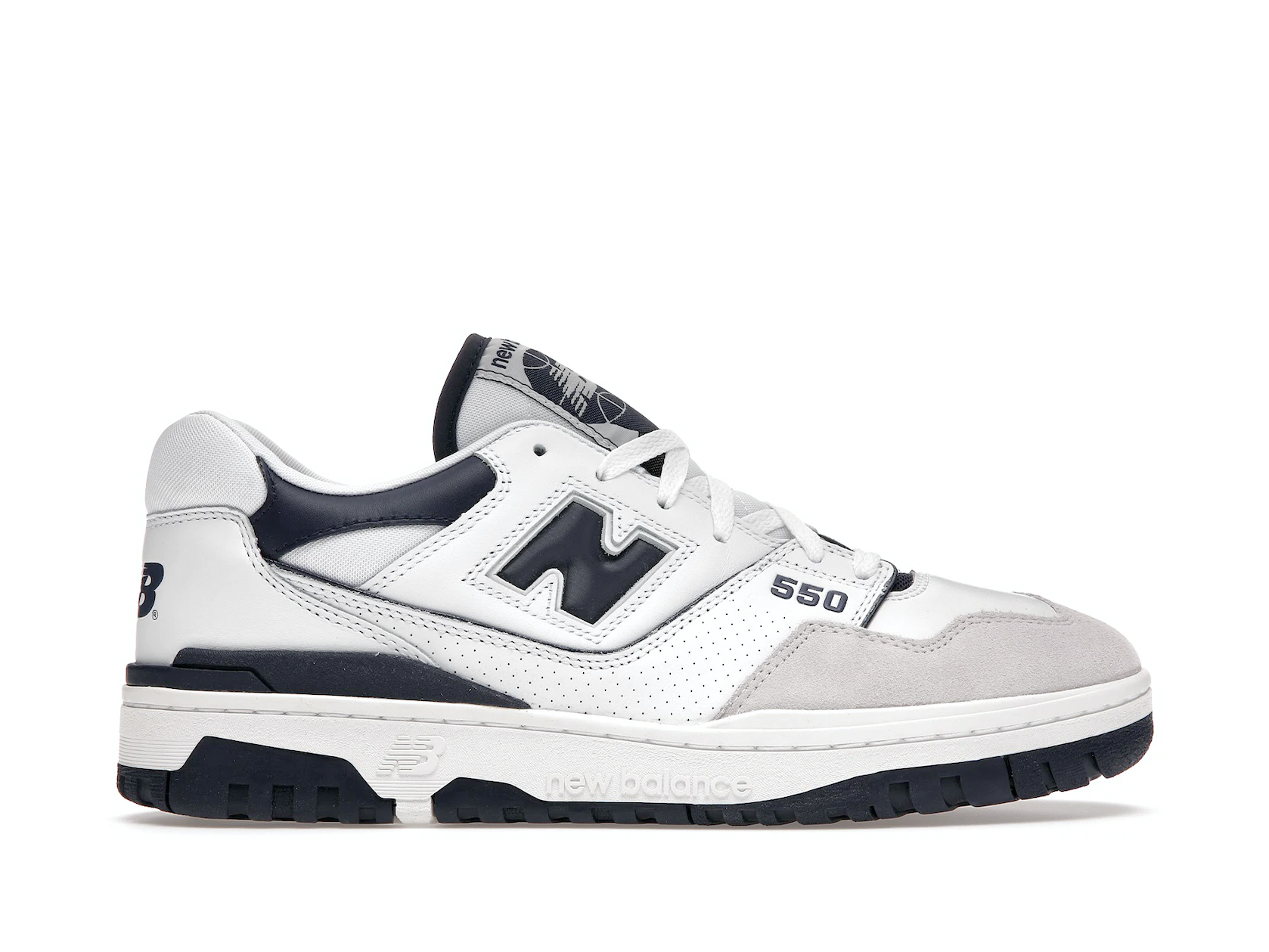 Double Boxed  299.99 New Balance 550 White Navy Double Boxed