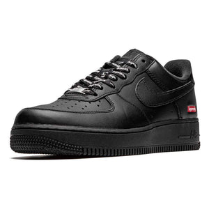 Nike Air Force 1 Low Supreme Box Logo Black Double Boxed