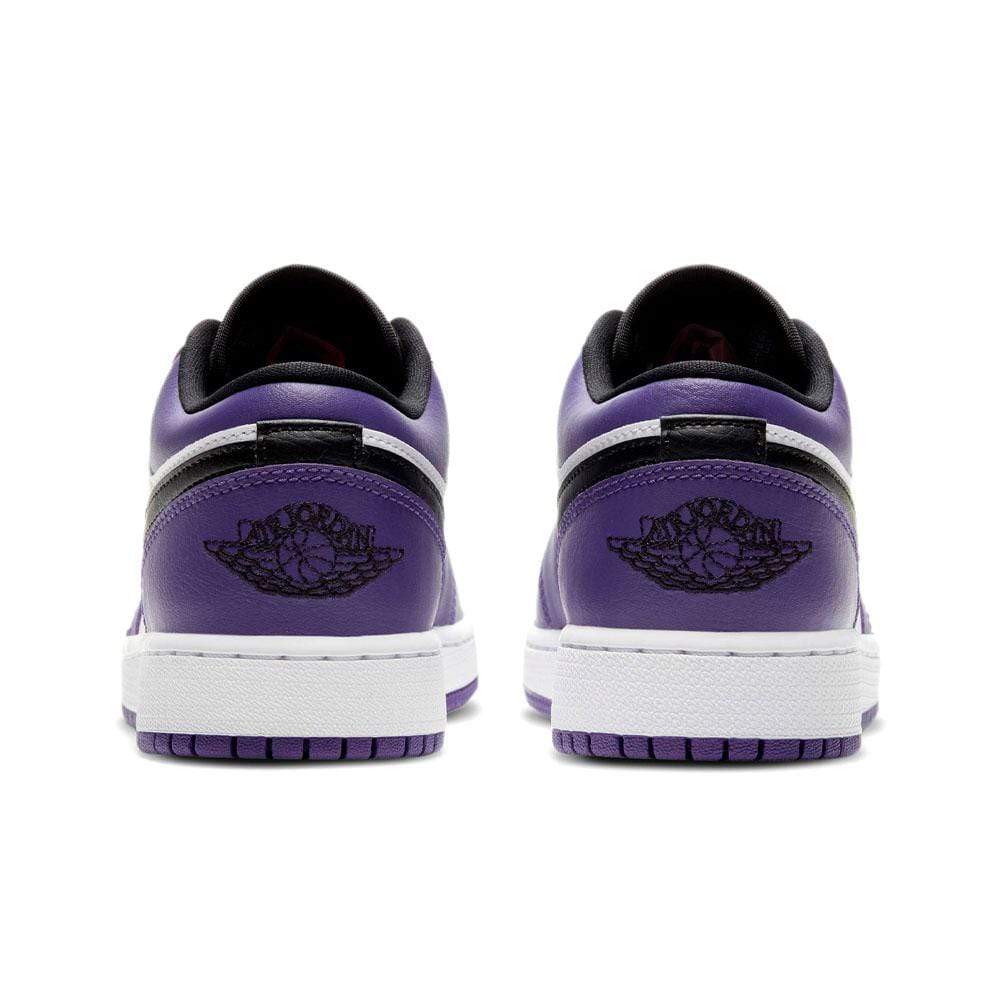 Double Boxed  184.99 Nike Air Jordan 1 Low Court Purple White Double Boxed