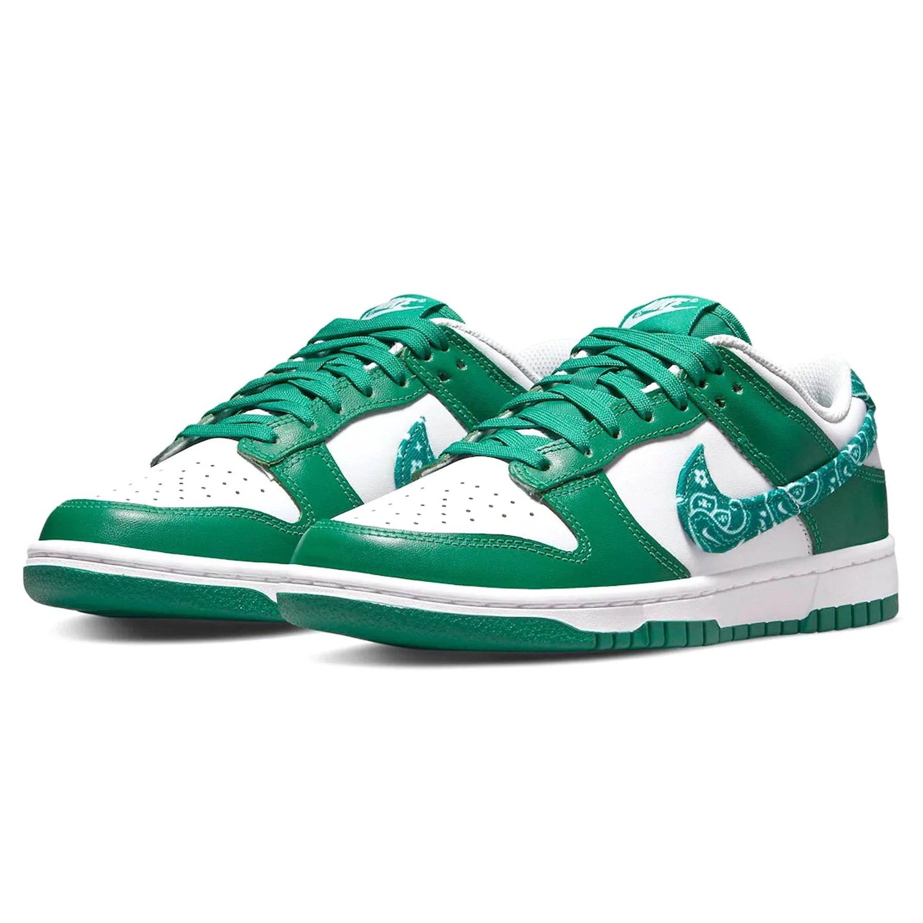 Double Boxed  299.99 Nike Dunk Low Essential Paisley Pack Green (W) Double Boxed