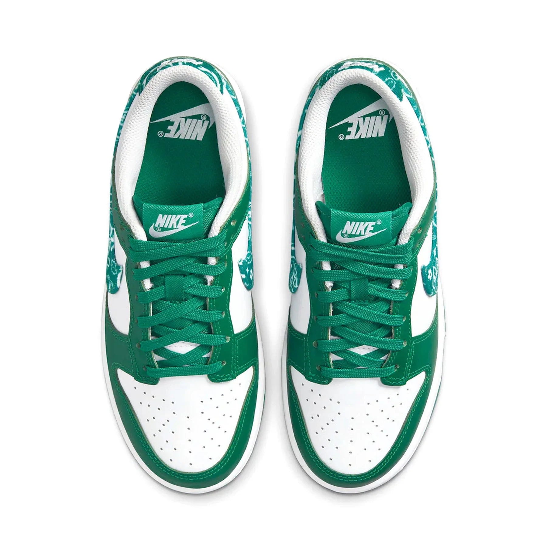 Double Boxed  299.99 Nike Dunk Low Essential Paisley Pack Green (W) Double Boxed
