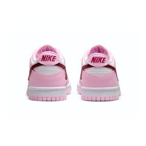 Double Boxed  249.99 Nike Dunk Low Pink Foam Red White 'Valentines Day' Double Boxed