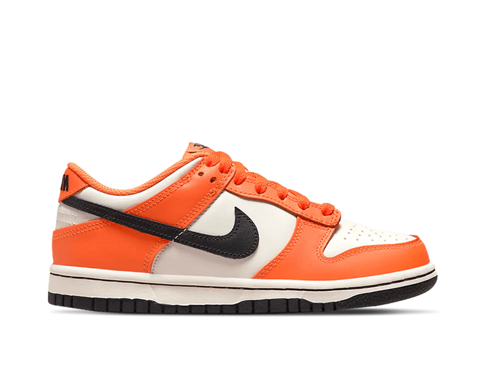 Nike dunks black and orange on sale