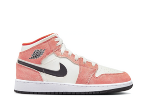 Double Boxed  149.99 Nike Air Jordan 1 Mid Orange Suede Double Boxed
