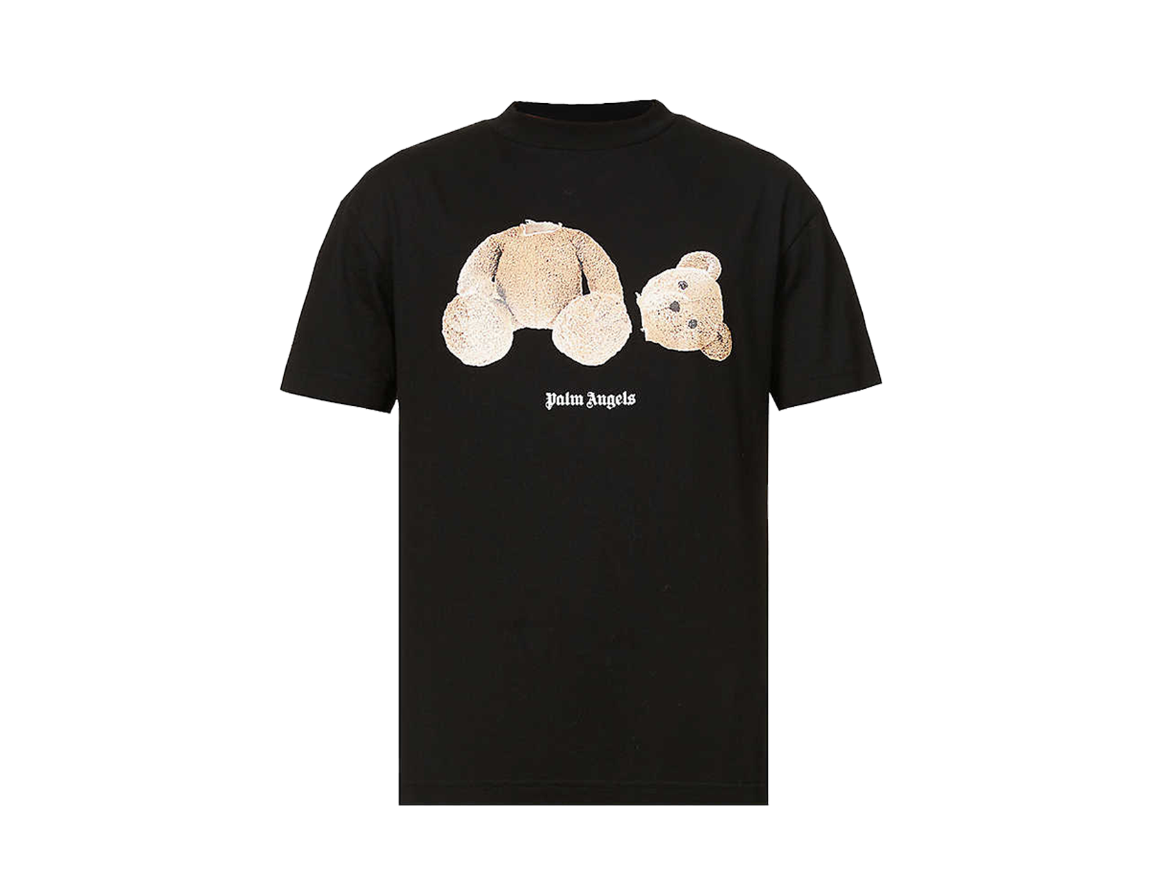 Double Boxed hoodie 244.99 Palm Angels Teddy Kill The Bear Black T Shirt Double Boxed