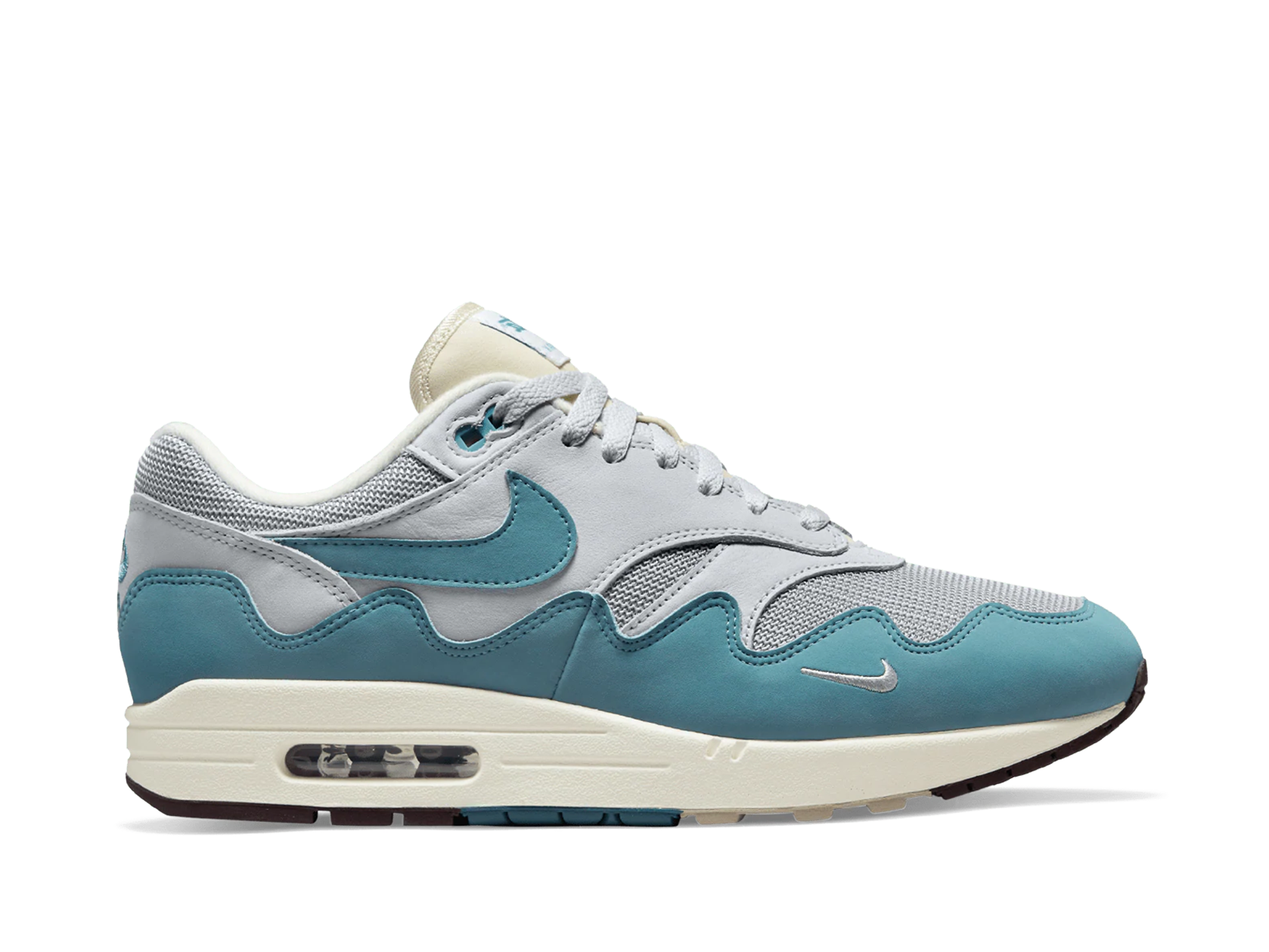 Double Boxed  384.99 Nike x Patta Air Max 1 Waves Noise Aqua Blue Double Boxed