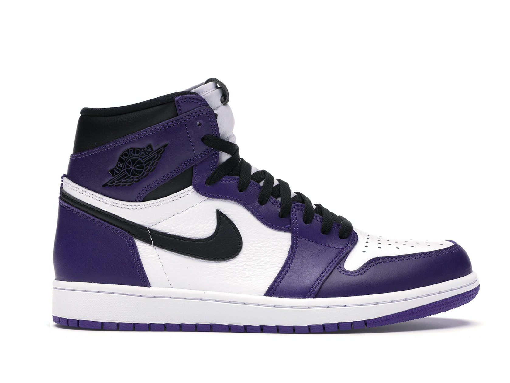 Double Boxed  259.99 Nike Air Jordan 1 Retro High Court Purple White Double Boxed