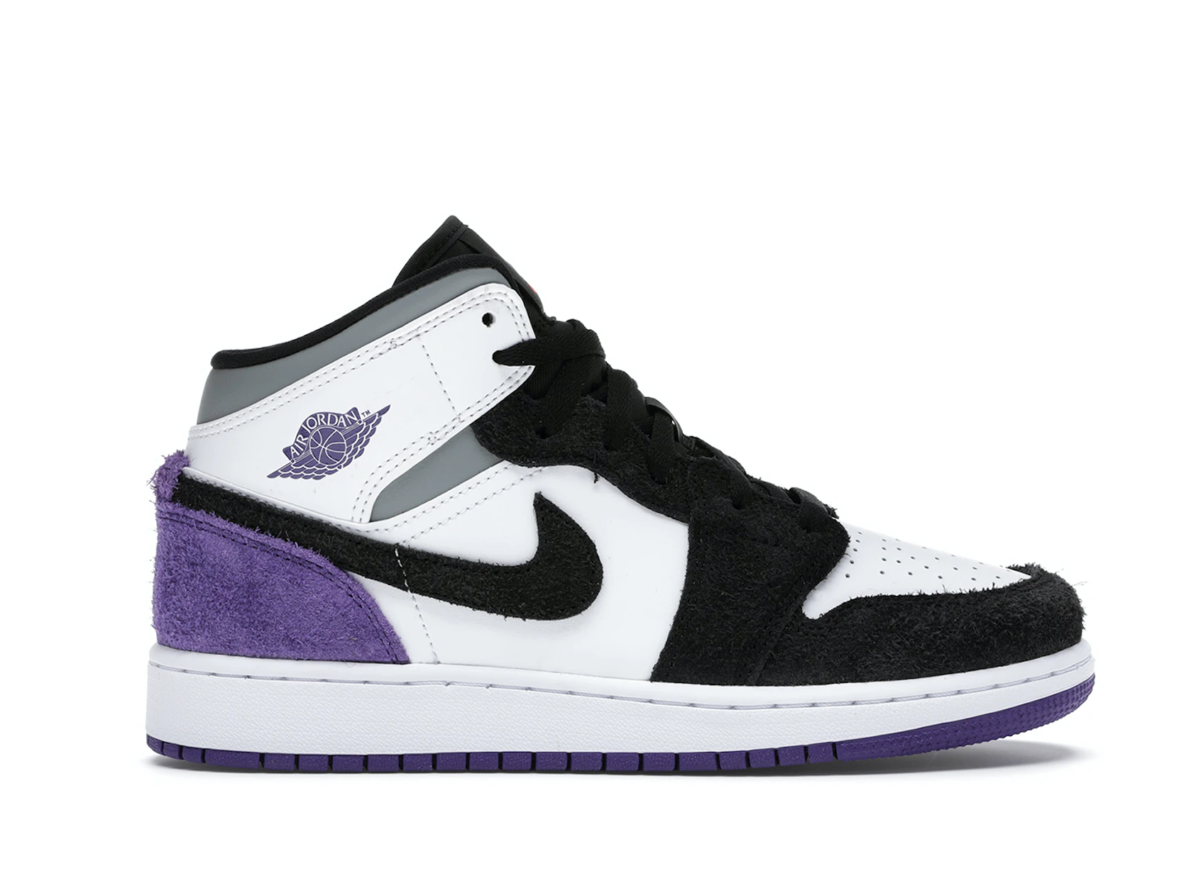 Double Boxed  199.99 Nike Air Jordan 1 Mid SE Varsity Purple (GS) Double Boxed