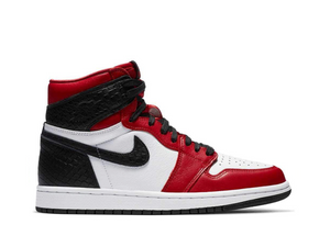 Double Boxed  294.99 Nike Air Jordan 1 High Satin Snake Chicago (W) Double Boxed