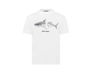 Double Boxed hoodie 244.99 Palm Angels Kill The Shark White T Shirt Double Boxed