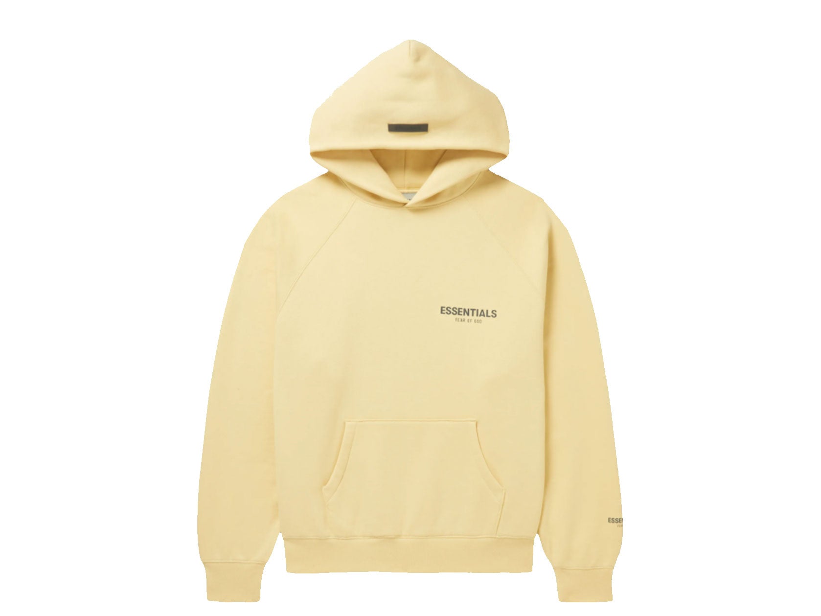 Double Boxed hoodie 134.99 FEAR OF GOD ESSENTIALS CORE PULLOVER HOODIE BUTTERCREAM Double Boxed