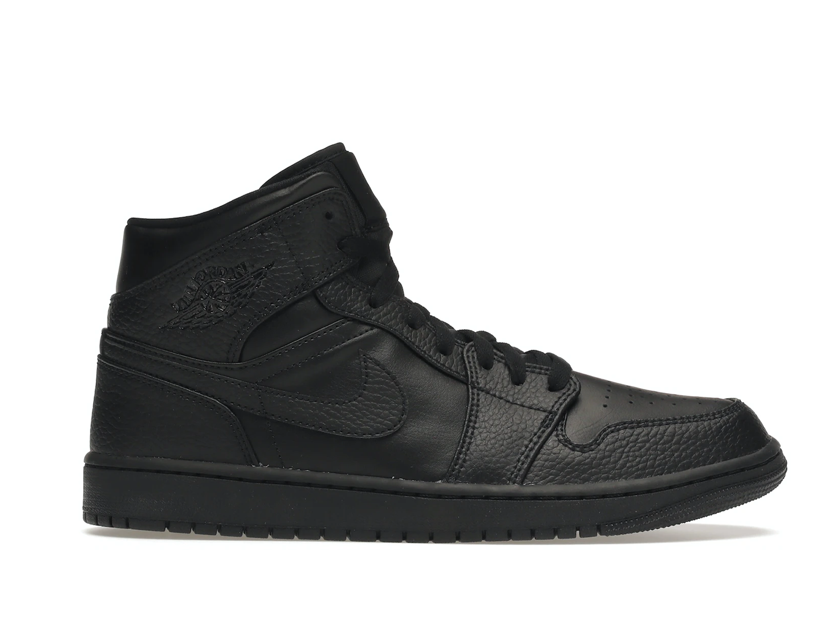 Double Boxed  99.99 Nike Air Jordan 1 Mid Triple Black Double Boxed