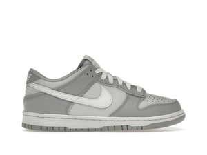 Double Boxed  174.99 Nike Dunk Low Two Tone Wolf Grey (GS) Double Boxed