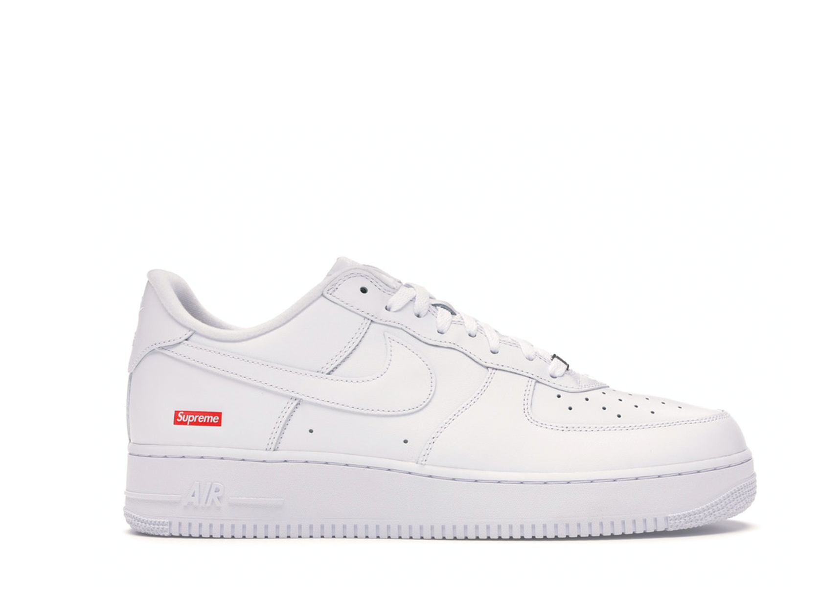 Nike Air Force 1 Low Supreme 'Box Logo' White, 8.5