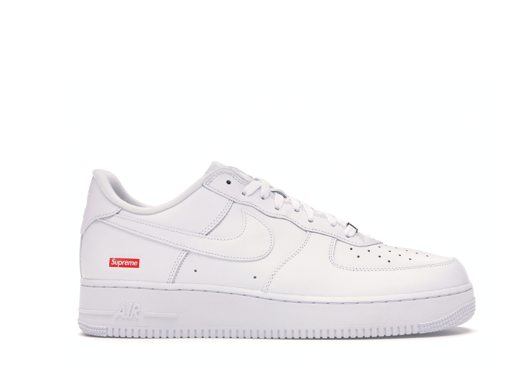 Double Boxed  229.99 Nike Air Force 1 Low Supreme Box Logo White Double Boxed