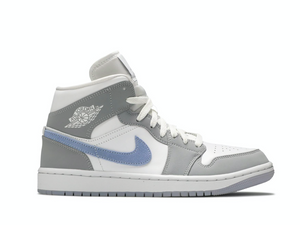 Nike 1 Mid Wolf Grey Sport Blue - Blue - Hi-Top Sneakers